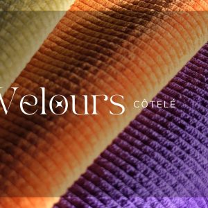 Tissu velours côtelé