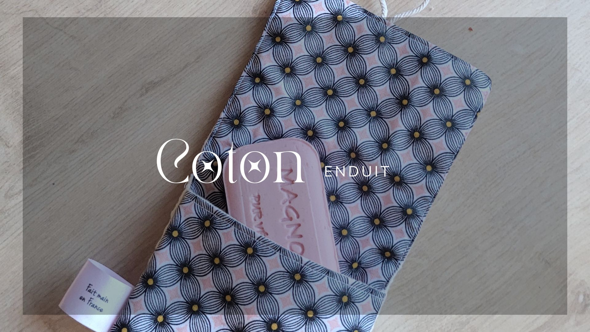 Tissu coton enduit
