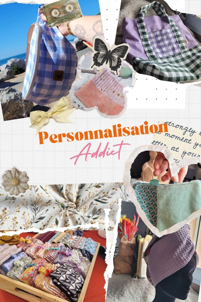 Accessoires personnalisable au goût du client parmi un grand choix de tissu